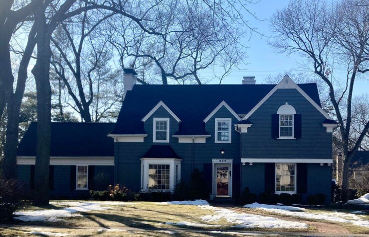 New gutters installed on a Grand Rapids home